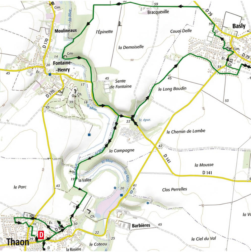 carte circuit Thaon Basly